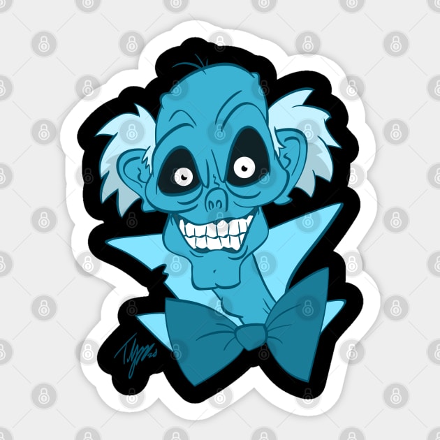 Hitchhiking Ghost Sticker by Tuckerjoneson13